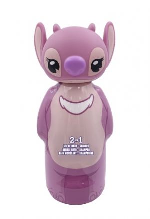 Pěna do koupele + šampón Stitch Angel s přísavkou 2v1 2x 300 ml