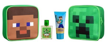Toaletní taštička Minecraft EDT 50 ml + sprchový gel 100 ml
