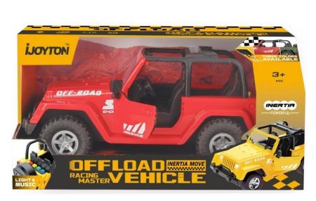 Džíp 1:10 se světelným a zvukovým efektem