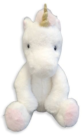 Jednorožec bílý plyšový 40 cm