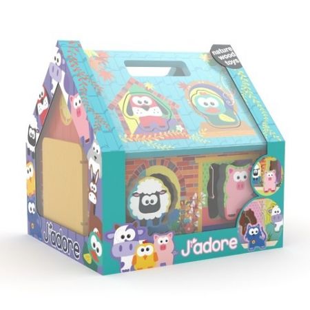 Vkládačka dřevěný farmářský domeček