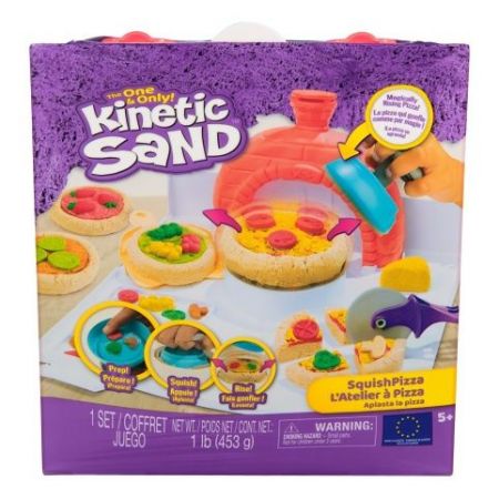 Kinetic Sand výroba pizzy