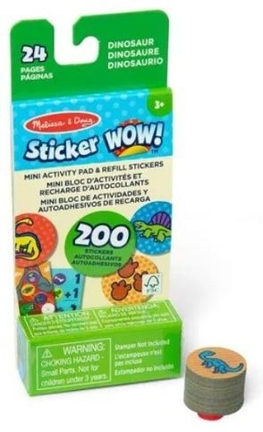 Melissa & Doug sticker wow náplně samolepek oblíbené předměty
