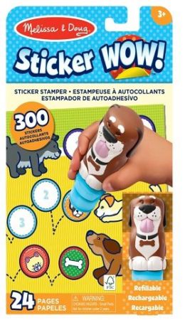 Melissa &amp; Doug sticker wow samolepky pejskové