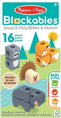 Melissa & Doug blockables stavebnice divočina
