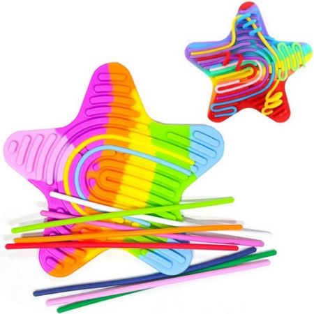 Vlkádačka antistresová Duhová hvězda