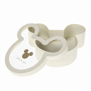 Flower Box Micky small – krémová dárková krabička