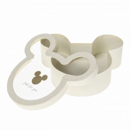 Flower Box Micky small – krémová dárková krabička