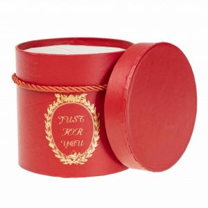 Elegantní kulatá dárková krabička &quot;Flower Box&quot;