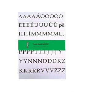 Sada tisků písmen ABC