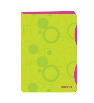 Pořadač PP A4 4kr. Duo Colori zelená-růžová