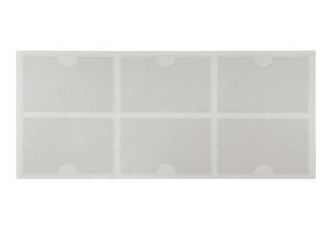 Samolepicí kapsa na vizitku otvor z vrchu - 6 ks