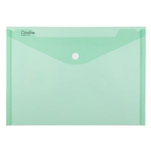 Psaníčko s drukem A4 Opaline zelená