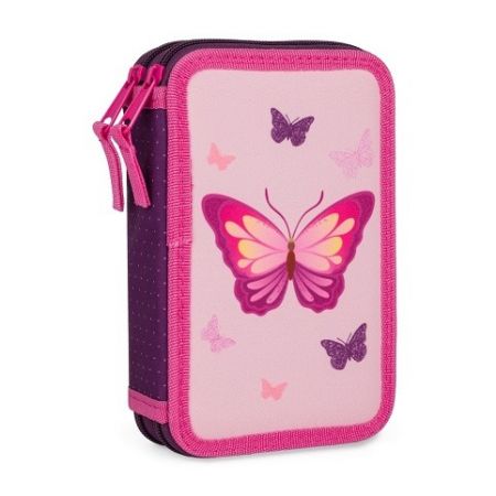 Penál 2 p. prázdný Motýl