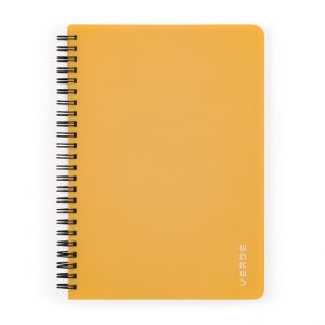 Twin wire blok A5 PP VERDE hořčice