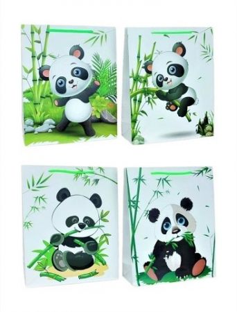 Dárková taška M 18x23x8cm -Pandí radost