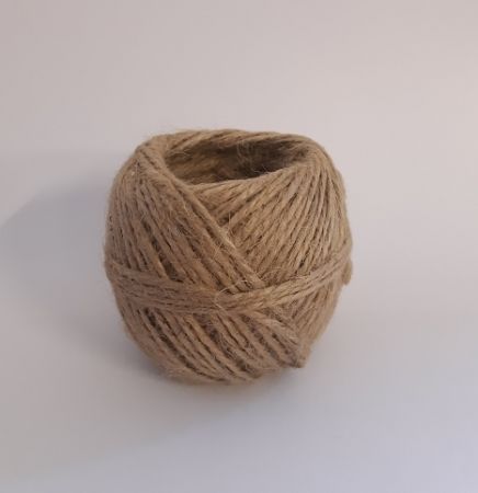 Jutový motouz 50 g, průměr 1,25 mm, návin 50 m