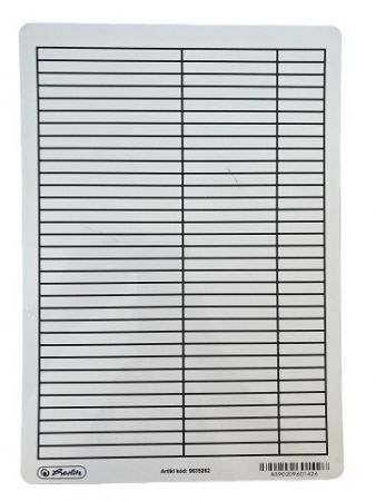 Podložka do sešitu A4 linka/PE 