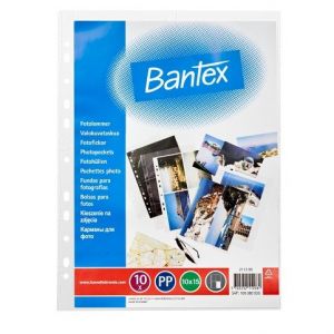Bantex - Obal prospektový A4 Bantex, foto 10 x 15 cm, 100 my, 8 fotografií, 10 ks