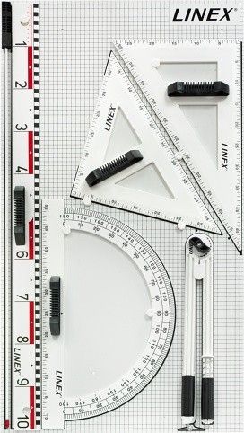 Linex - Pravítko tabulová sada rýs. pomůcek LINEX.