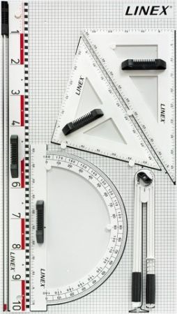 Linex - Pravítko tabulová sada rýs. pomůcek LINEX.