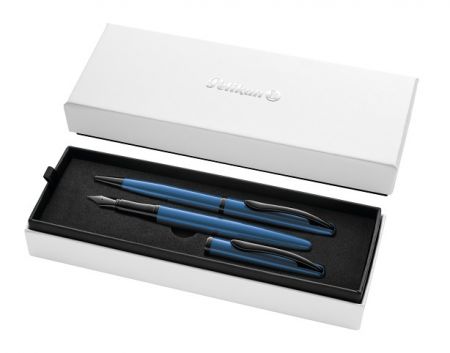 Pelikan - Pero plnicí a kuličkové Jazz Noble modré v boxu