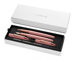 Pelikan - Pero plnicí a roller Jazz Noble růžové v boxu