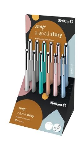 Pelikan - Pero kuličkové K10 mix Snap Metalic - 12 kusů
