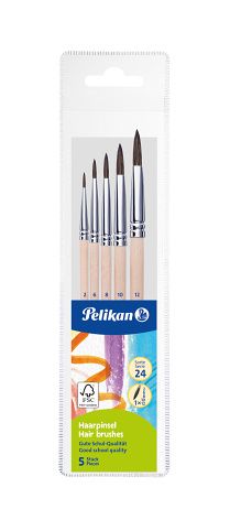 Pelikan - Štětce sada 24 č. 2,6,8,10,12