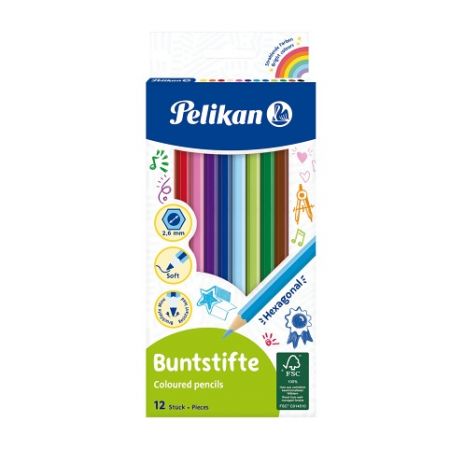 Pastelky Pelikan 12 ks