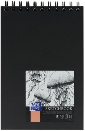 Oxford - Blok spirálový kreslicí Oxford A5/50 listů
