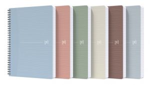 Oxford - Blok spirálový Oxford Rec’Up A4/50 listů čtverečkovaný, mix