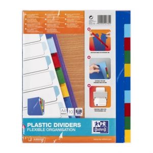 Oxford - Rozřaďovač Oxford A4/10 barev Maxi