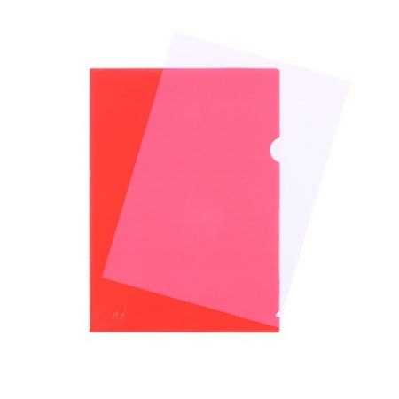 Bantex - Obal prospektový A4 Bantex červený typ L 120 my 100 ks