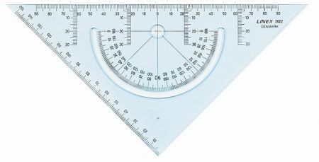 Linex - Pravítko trojúhelník LINEX 22,5 cm
