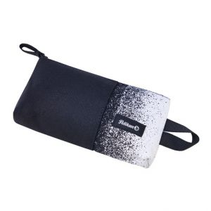 Herlitz - Pouzdro ploché, WOW černo/bílé