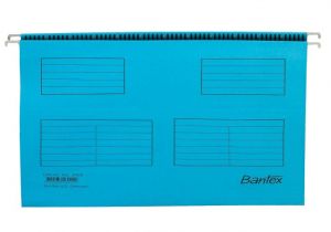 Bantex - Desky závěsné A4 Bantex,modré, karton 220 g/m2