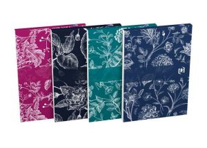 Oxford - Blok poznámkový Oxford Romance A6/80 listů linkovaný, mix