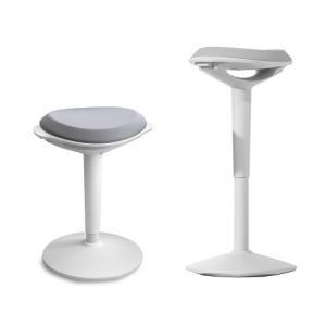 Stolička Unilux Ergo boost bílošedá