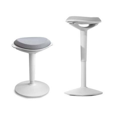 Stolička Unilux Ergo boost bílošedá