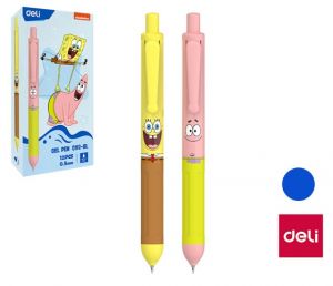 Propiska gelová SPONGEBOB DELI EG92-BL modrá mix