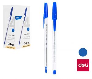 Propiska jednorázová DELI EQ4-BL modrá