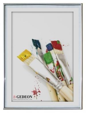 Fotoráměček 21x29,7 plastový BB2130S stříbrné sklo / silver glass