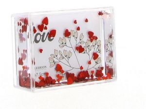 Fotoráměček vodní 85x60 mm WB1338H ( srdce )