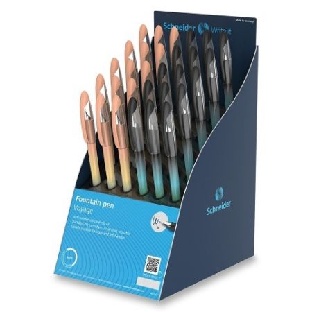 Bombičkové pero Schneider Voyage - stojánek, 30 ks