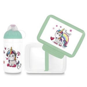 Set Zdravá lahev 0,5 l a Zdravá sváča - Magic unicorn