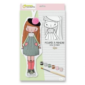 Kreativní sada Avenue Mandarine Doll to Paint - Lisa