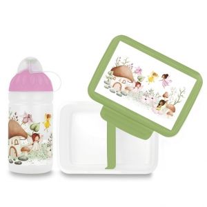 Set Zdravá lahev 0,5 l a Zdravá sváča - Pohádkové víly