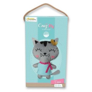 Kreativní sada Avenue Mandarine Dětské šití - kočička Tina