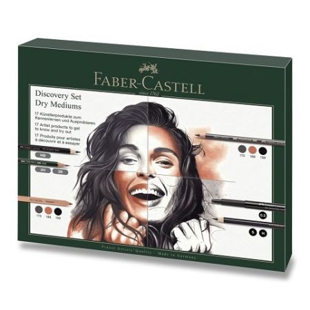 Sada Faber-Castell Discovery set - 17 ks, suchá technika